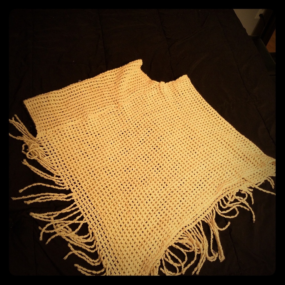 Poncho shrug